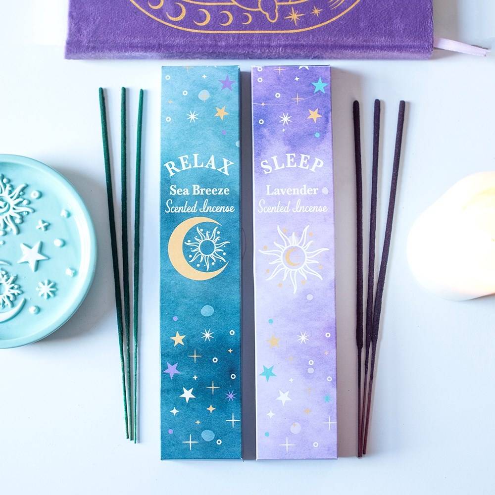 Something Different - Set of 2 Relax and Sleep Packs Incense sticks - Multicolours